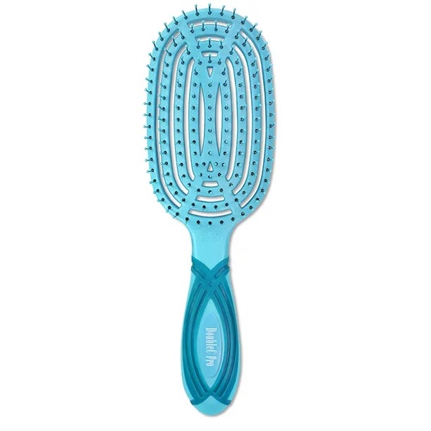 《專業版》Nuway4hair 施魔梳 (DoubleC PRO) (Blue) Curved Detangler Brush 
