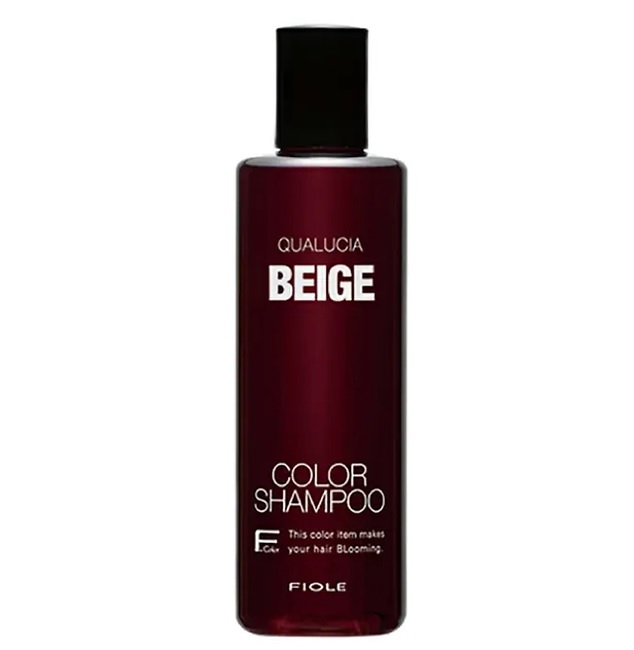 Fiole 日本 Qualucia BEIGE Color Shampoo 250ml 補色去黃洗髮水-淺啡色
