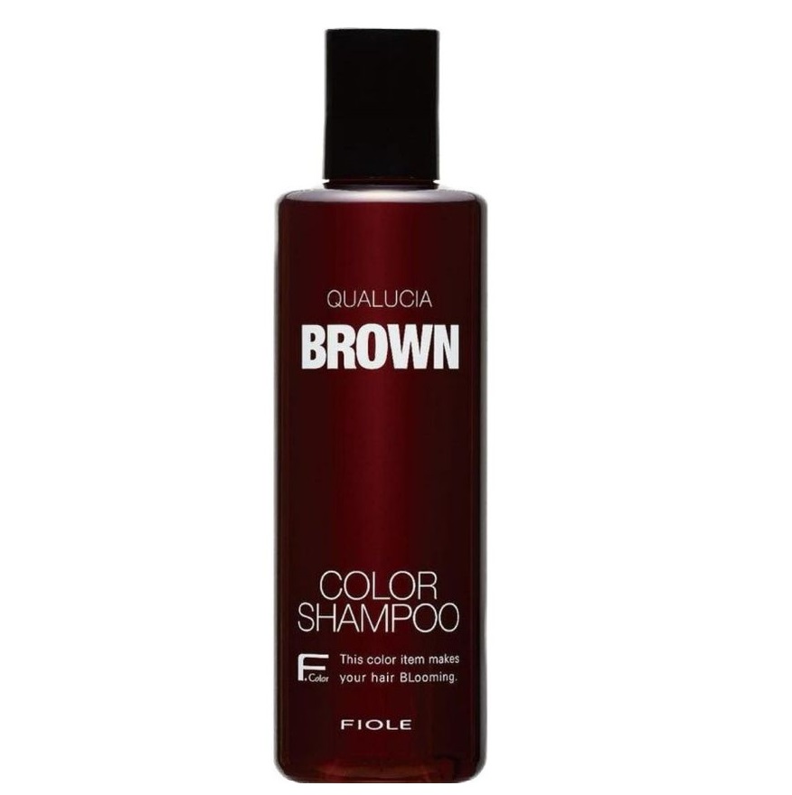 Fiole 日本 Qualucia BROWN Color Shampoo 250ml 補色去黃洗髮水-深啡色