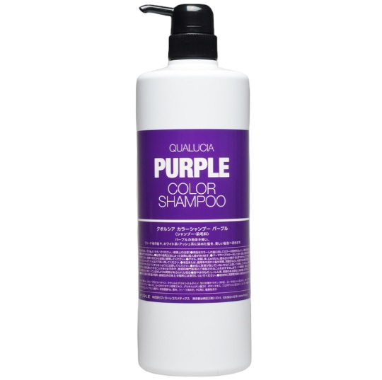 FIOLE 日本 Qualucia PURPLE Color Shampoo 1000ml 補色去黃洗髮水-紫色