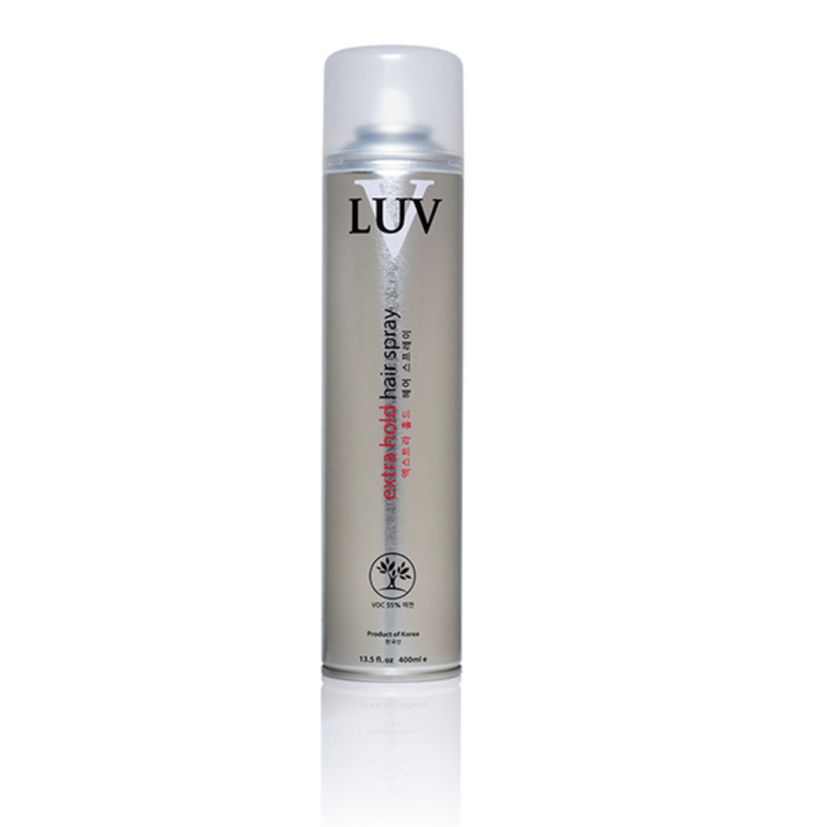 LUV Shiny Super Hold Hair Spray 閃亮造型特硬環保噴髮膠 400ml (韓國製)