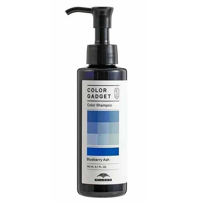 Milbon 日本Color Gadget Color Shampoo(Blueberry Ash)150ml 藍莓灰補色洗髮水