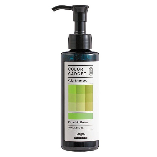 Milbon 日本Color Gadget Color Shampoo(Pistachio Green)150ml 綠色補色洗髮水