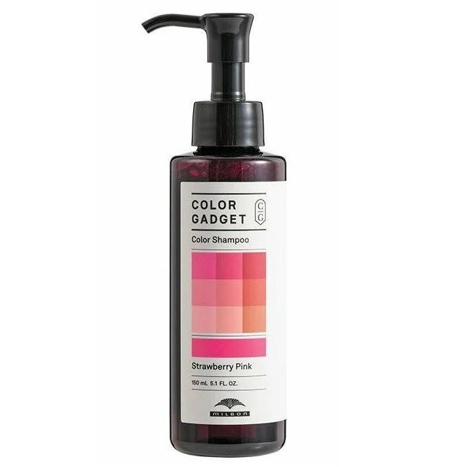 Milbon 日本Color Gadget Color Shampoo(Strawberry Pink)150ml草莓粉紅色補色洗髮水