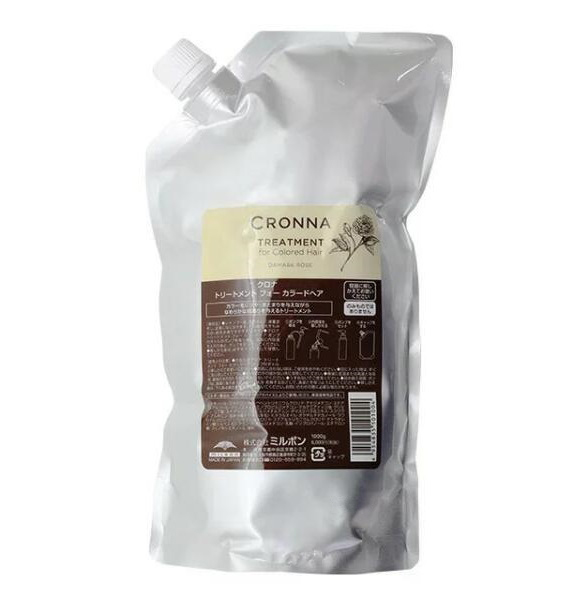 Milbon 日本 Cronna Treatment 1000g 大馬士革玫瑰護色修護素