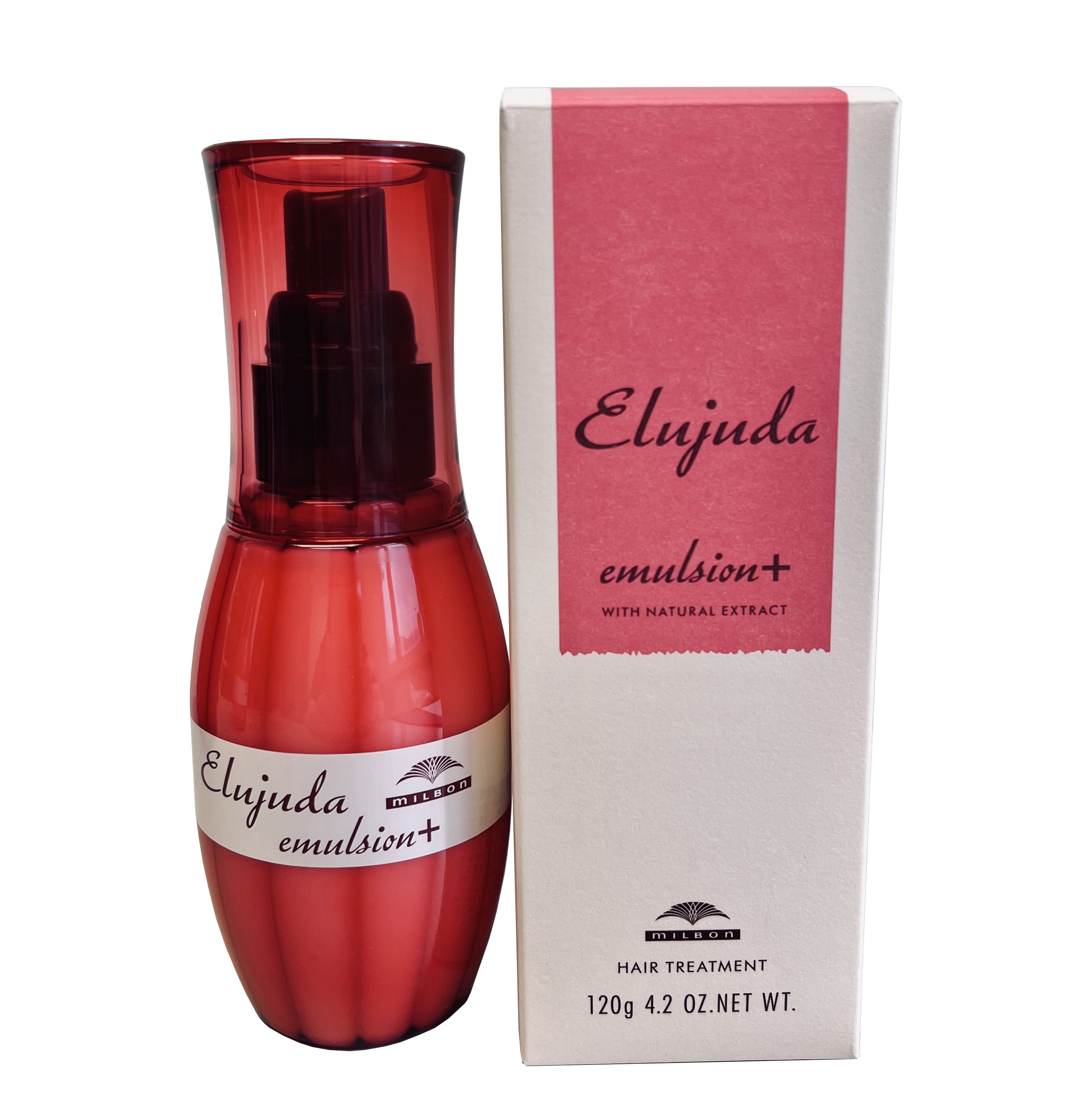 Milbon 日本Elujuda Emulsion(Red)(適合正常至粗硬髮質)120g 生命果精華潤髮乳