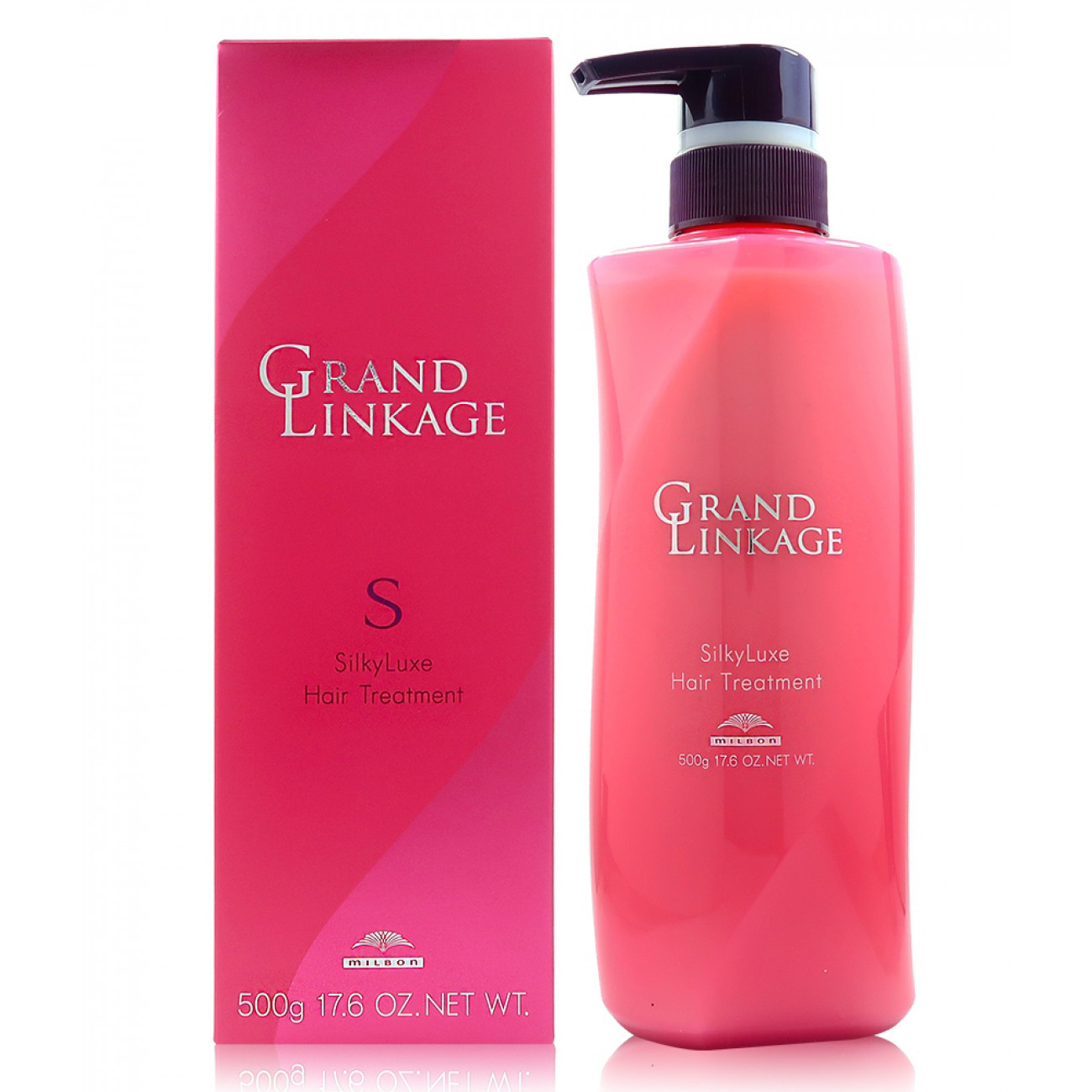 Milbon 日本Grand Linkage SilkyLuxe Hair Treatment(For Soft Hair) 500g 順滑修護素(適合纖幼髮質)