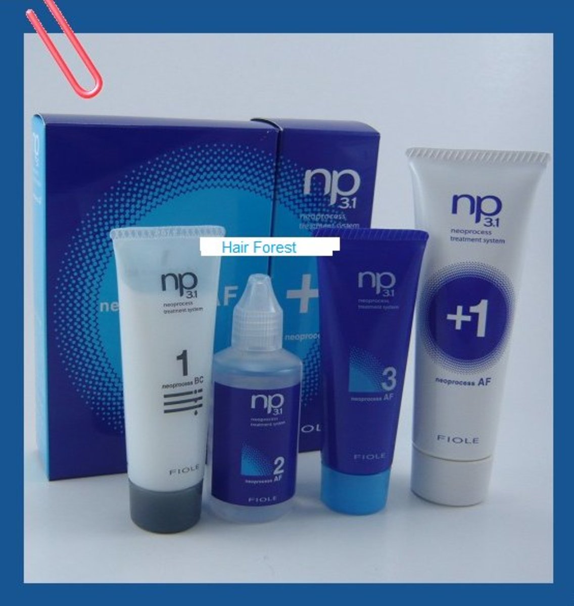 np3.1 AF structural hair treatment 套裝 - 藍色