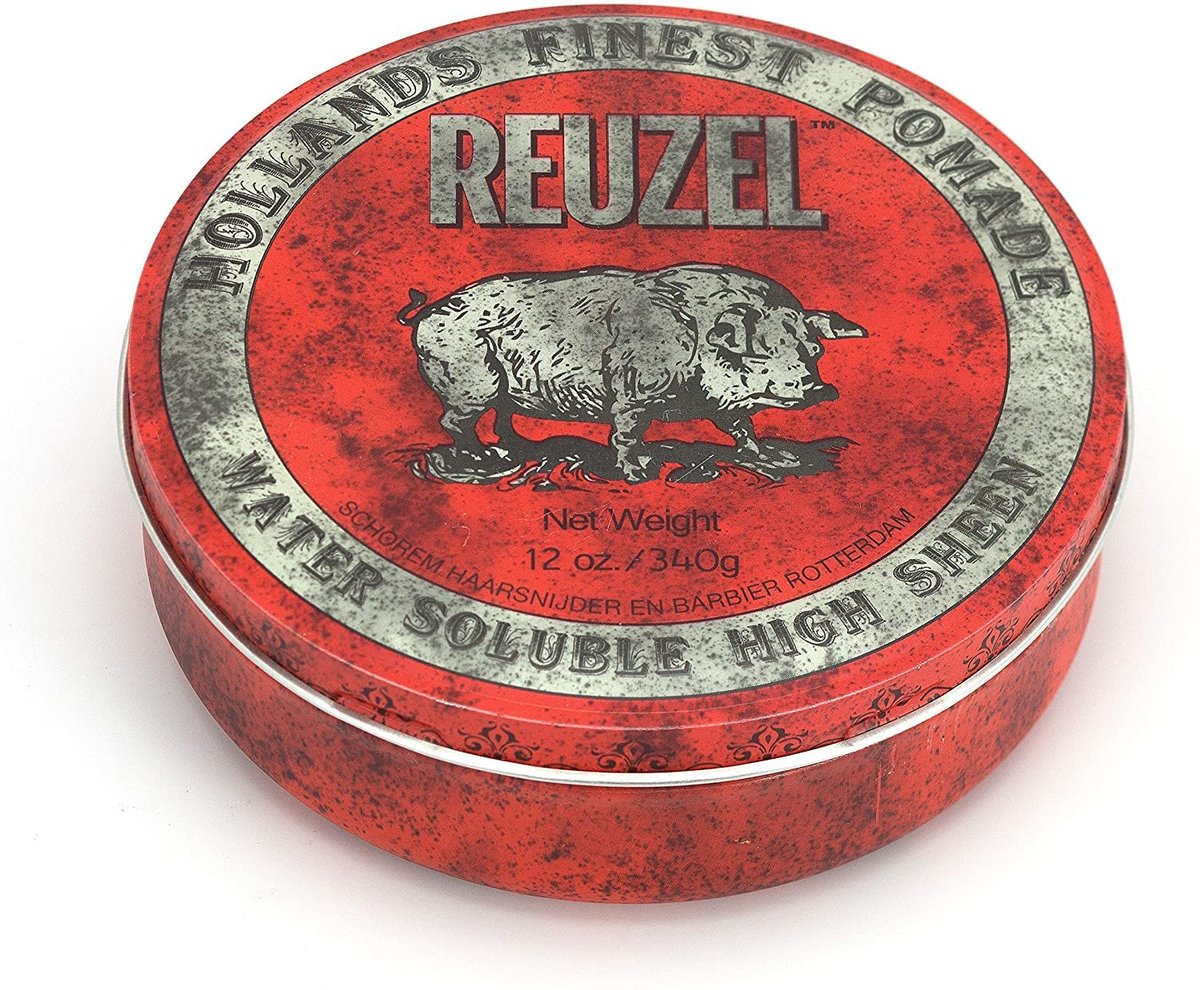 Reuzel Red Pomade Water Soulable 紅豬中強水性髮蠟 12oz/ 340g