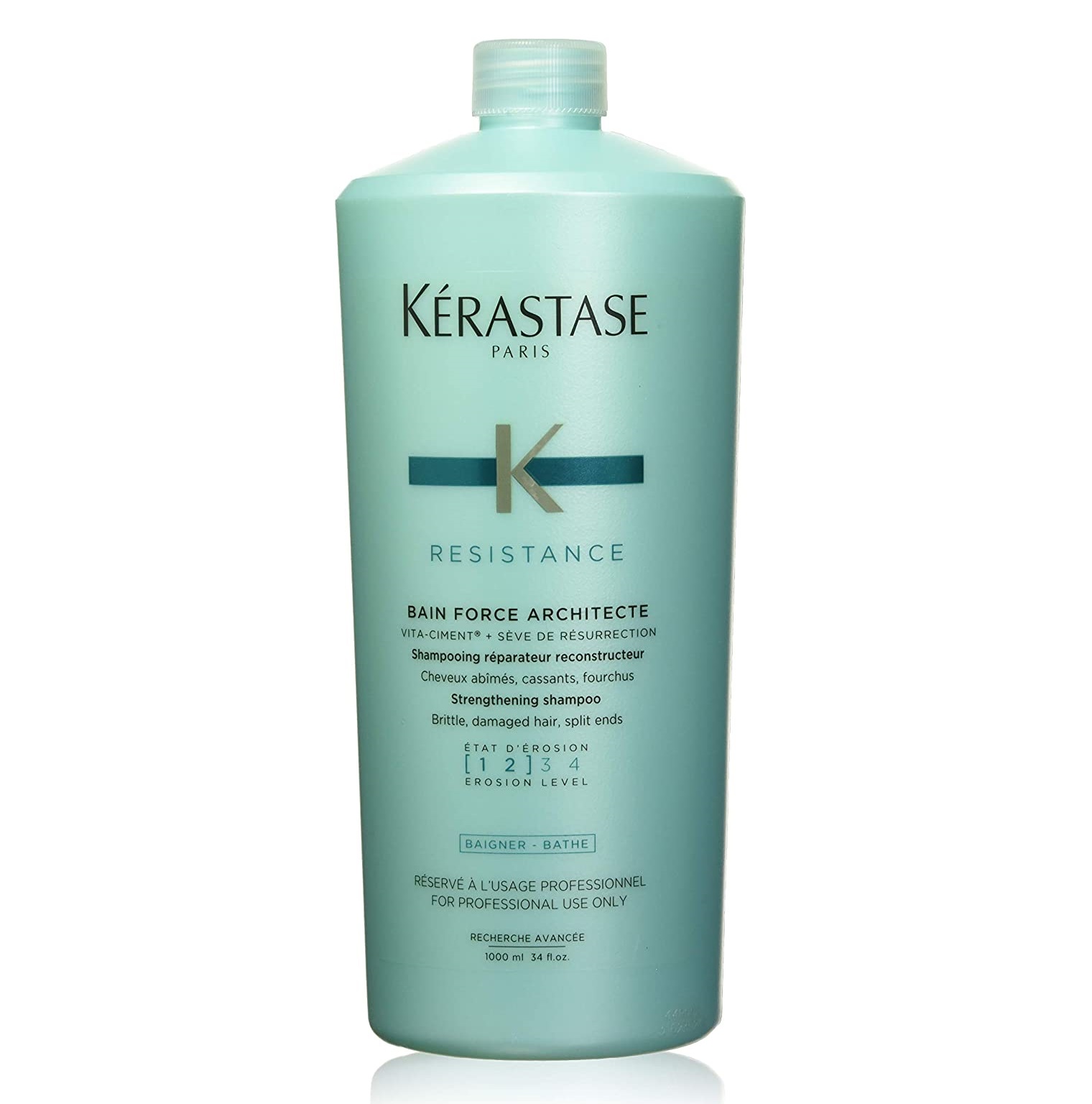 卡詩 Resistance Bain Force Architecte<1,2> 結構強化沐髮乳 1000ml (送泵)